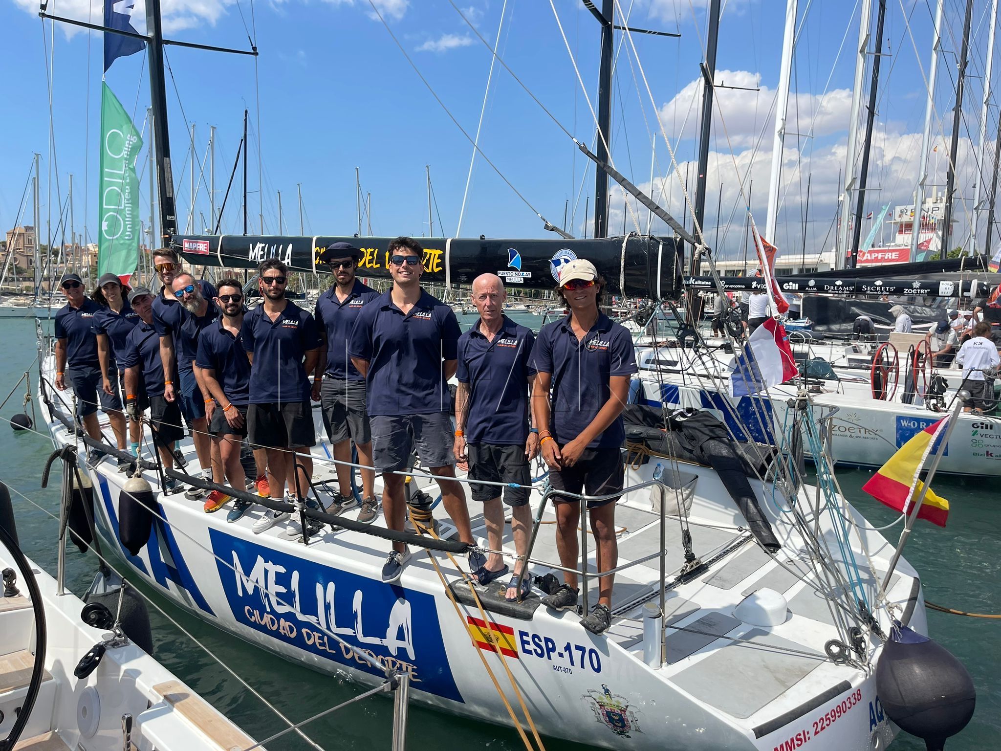 tripuacion Ciudad de Melilla Acaba la Copa del Rey 2024 de vela para un combativo Ciudad de Melilla