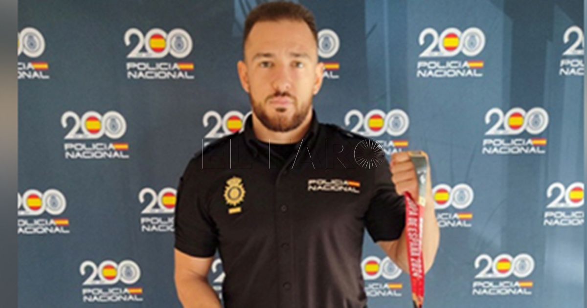 202020202 Un policía nacional de Melilla, subcampeón en el Nacional de Jiu Jitsu