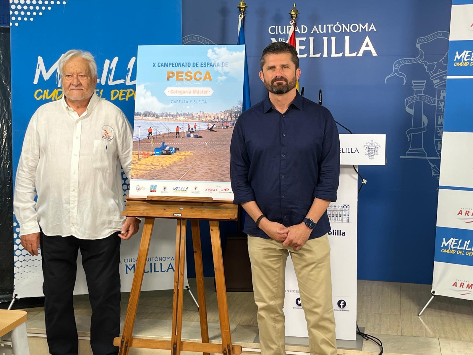 Melilla acoge el X Campeonato de España de Pesca Máster