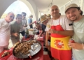 Ambiente RCMM Concurso Paellas16 Salva Muñoz y Juanlu Ruano ganan el 25 Concurso de Paellas de Feria en el Club Marítimo