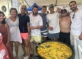Ambiente RCMM Concurso Paellas17 Salva Muñoz y Juanlu Ruano ganan el 25 Concurso de Paellas de Feria en el Club Marítimo