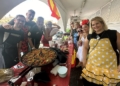 Ambiente RCMM Concurso Paellas18 Salva Muñoz y Juanlu Ruano ganan el 25 Concurso de Paellas de Feria en el Club Marítimo