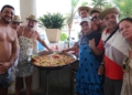 Ambiente RCMM Concurso Paellas19 Salva Muñoz y Juanlu Ruano ganan el 25 Concurso de Paellas de Feria en el Club Marítimo