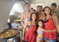 Ambiente RCMM Concurso Paellas5 Salva Muñoz y Juanlu Ruano ganan el 25 Concurso de Paellas de Feria en el Club Marítimo