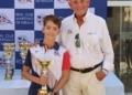 OPTIMIST SUB11 2a Isabela Tormo recoge su hermano Miguel El Real Club Marítimo entrega los trofeos de sus actividades de Feria 2024