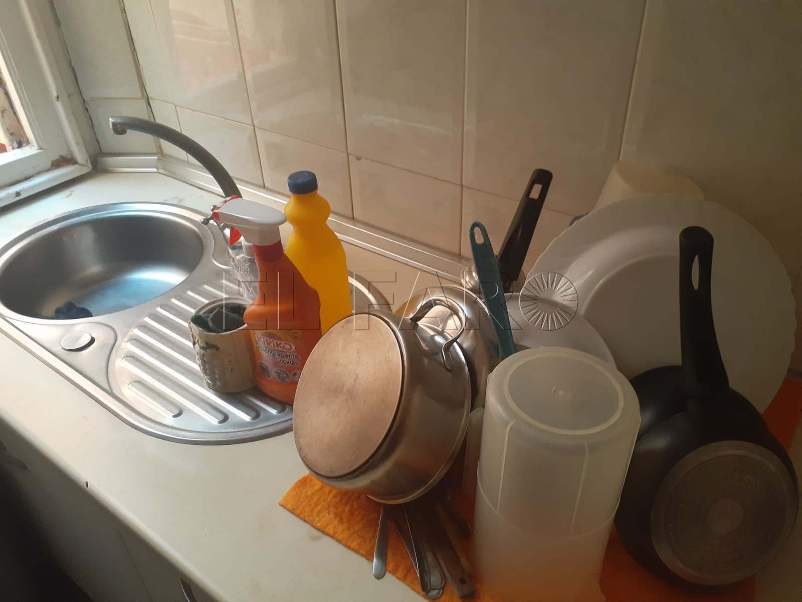 Rotura de agua El corte de agua en toda la ciudad fue motivado por la rotura de una gran tubería