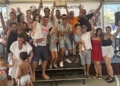 SABOR 1o Salva Munoz Salva Muñoz y Juanlu Ruano ganan el 25 Concurso de Paellas de Feria en el Club Marítimo