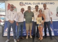SABOR 2a Adoracion Alonso Salva Muñoz y Juanlu Ruano ganan el 25 Concurso de Paellas de Feria en el Club Marítimo