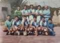Segundo por la derecha abajo El equipo futbol sala Francisco López: "Siendo de raíces melillenses, sin ser melillense he conseguido ser más melillense que sevillano"