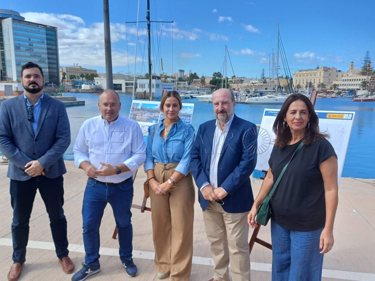 Tellado puerto e1727553639998 Miguel Tellado anuncia que el PP presentará una batería de iniciativas en Madrid para hacer llegar las demandas de Melilla
