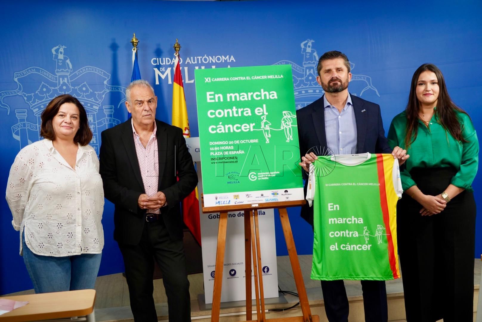 WhatsApp Image 2024 09 19 at 12.12.08 Melilla se volcará con la XI edición de la Carrera “En Marcha contra el Cáncer”