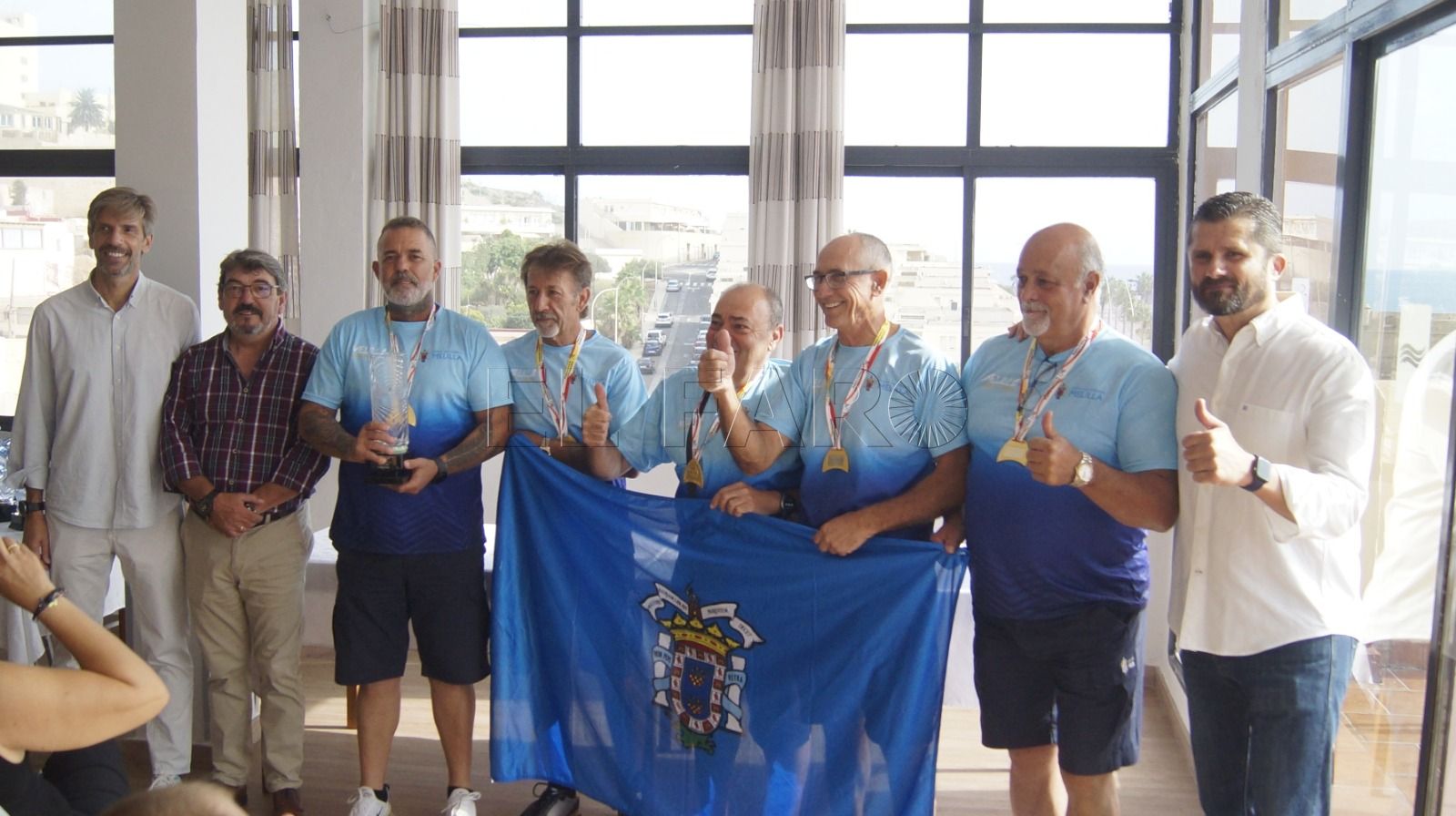 WhatsApp Image 2024 09 22 at 16.52.05 2 La Federación de Melilla, campeona del X Nacional máster de pesca