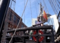 joaquin en barco Los melillenses conocen la primera vuelta al mundo de la mano de la Nao Victoria