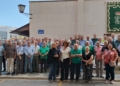 01 Imagen de veteranos y familiares en la Plaza del Guardia Civil Veterano de la Comandancia La Guardia Civil celebra con los veteranos un desayuno de hermandad