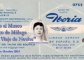 07 65 aniversario viaje de novios ISABEL y Juan IB317 364 Sesenta y cinco aniversario del viaje de novios en un Douglas DC-3 de Iberia