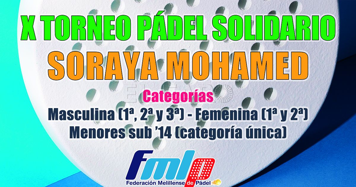 111111 1 Los mejores jugadores del pádel melillense se darán cita en el evento