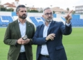 El consejero Miguel Ángel Fernández visita el nuevo terreno de juego