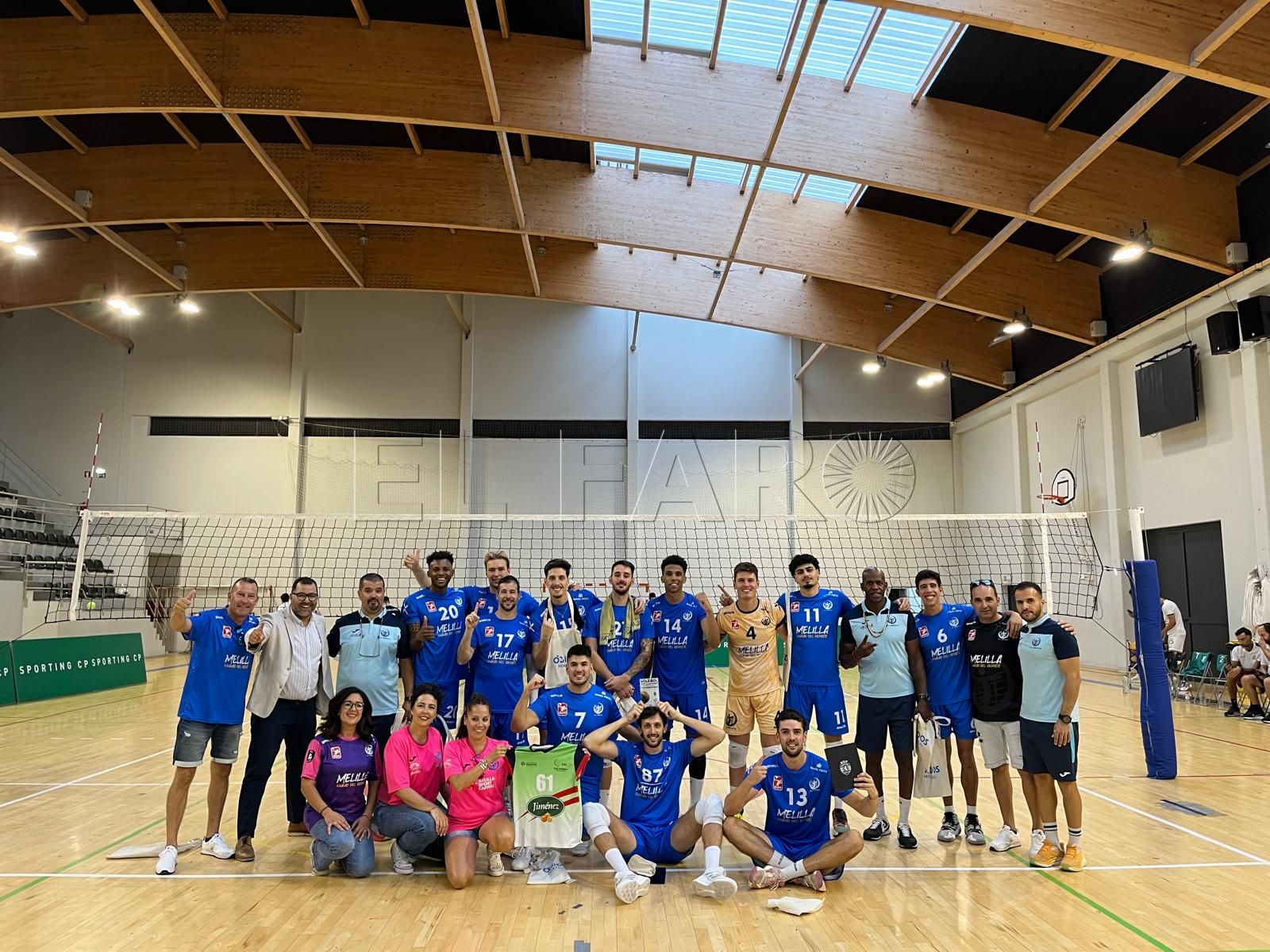 Partido de mucha altura para el inicio liguera del CV Melilla en la Superliga