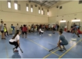 CLASE PRACTICA DE HALTEROFILIA EN EL ENRIQUE NIETO 2 La halterofilia se acerca al IES Enrique Nieto