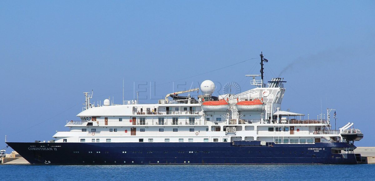 Corinthian II e1730226000903 Melilla recibe este domingo al undécimo crucero del año