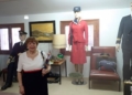 Exposicion uniformes Museo Aeronautico de Malaga jpg Isabel Conesa visita el aeropuerto de Málaga de 1959