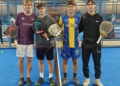 Final cadete junior masc Los menores despliegan su mejor pádel