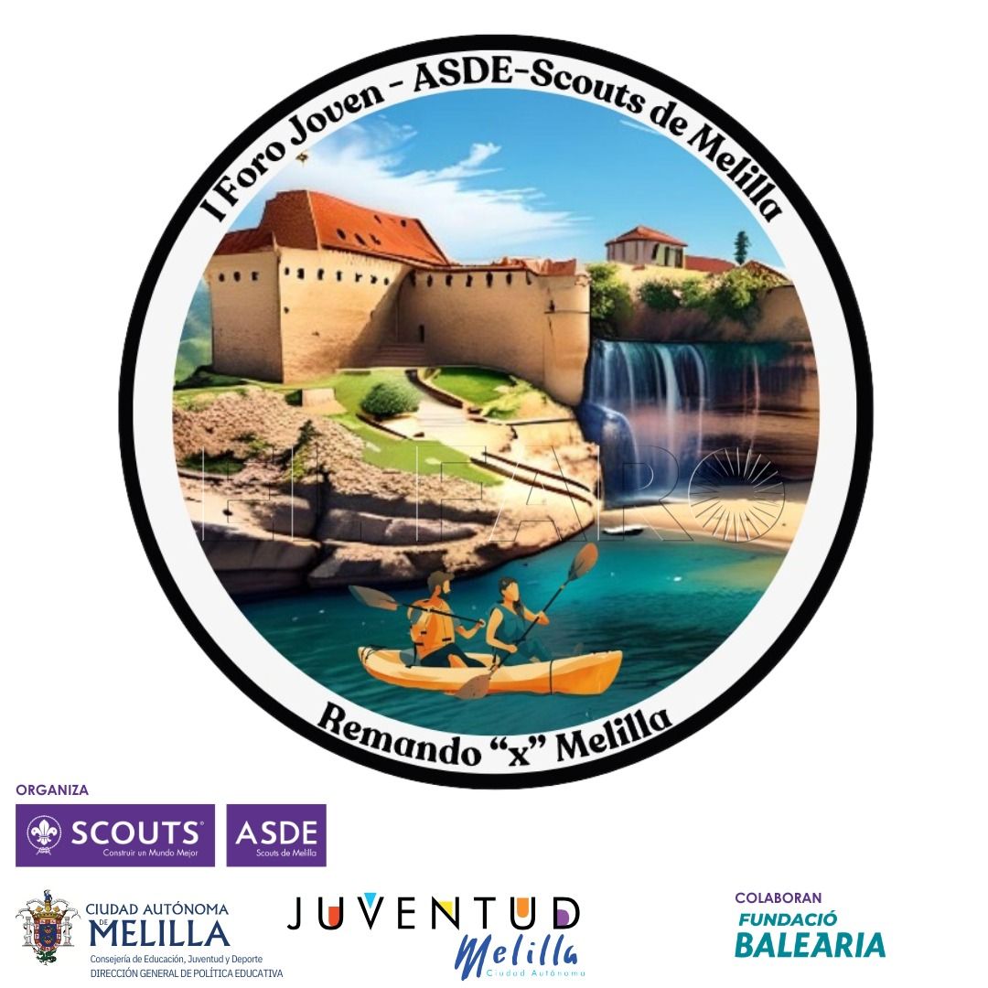 Logo foro La ciudad acoge el Primer Foro Joven de Scouts de Melilla