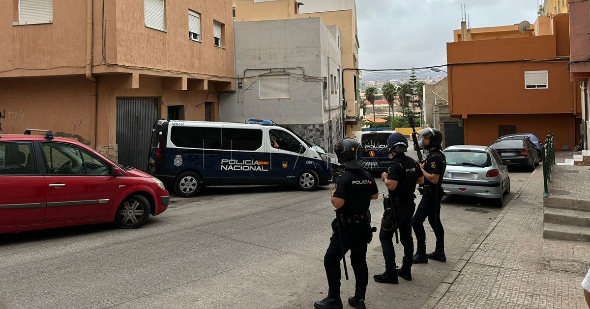 Policia Operación policial contra el narcotráfico en la Cañada de Hidúm