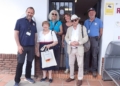 Voluntarios del MuseoAeronautico y su Director Joaquin Carranza Isabel Conesa visita el aeropuerto de Málaga de 1959