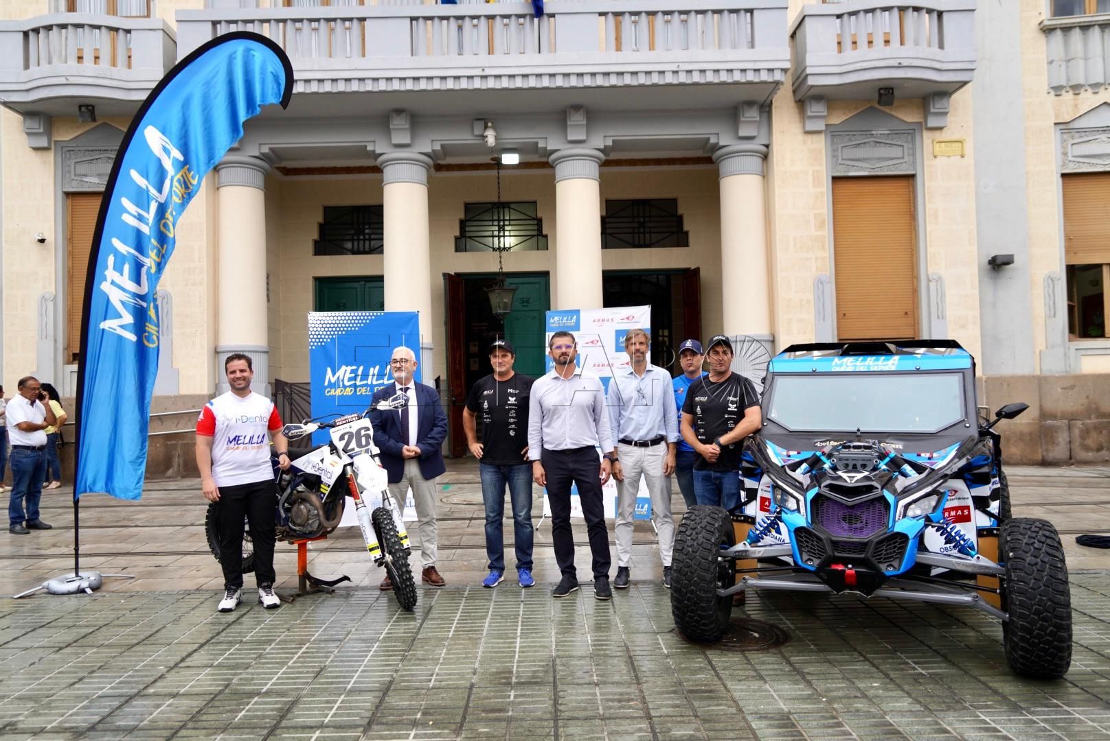 WhatsApp Image 2024 10 01 at 11.02.58 Puesta de largo de los deportistas melillenses en el Rally de Marruecos 2024