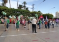 WhatsApp Image 2024 10 02 at 11.17.40 Unos 50 trabajadores del centro de menores La Purísima reclaman la municipalización del servicio con una marcha cangrejo a paso de tortuga