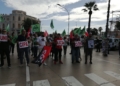 WhatsApp Image 2024 10 02 at 11.18.19 1 Unos 50 trabajadores del centro de menores La Purísima reclaman la municipalización del servicio con una marcha cangrejo a paso de tortuga