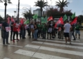 WhatsApp Image 2024 10 02 at 11.18.19 2 Unos 50 trabajadores del centro de menores La Purísima reclaman la municipalización del servicio con una marcha cangrejo a paso de tortuga
