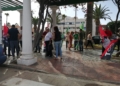 WhatsApp Image 2024 10 02 at 11.18.21 2 Unos 50 trabajadores del centro de menores La Purísima reclaman la municipalización del servicio con una marcha cangrejo a paso de tortuga