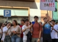 WhatsApp Image 2024 10 11 at 14.17.30 1 Un centenar de estudiantes se concentran en Melilla para exigir la publicación del nuevo modelo de la Ebau