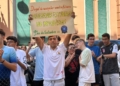 WhatsApp Image 2024 10 11 at 14.17.31 Un centenar de estudiantes se concentran en Melilla para exigir la publicación del nuevo modelo de la Ebau