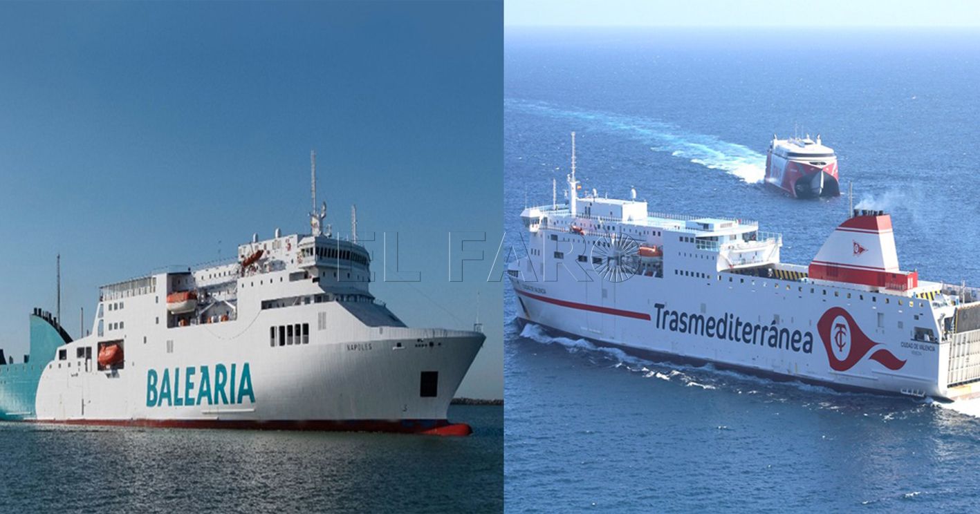 balearia vs trasmediterranea otra recorte Este martes concluye el plazo de presentación de ofertas para el contrato marítimo