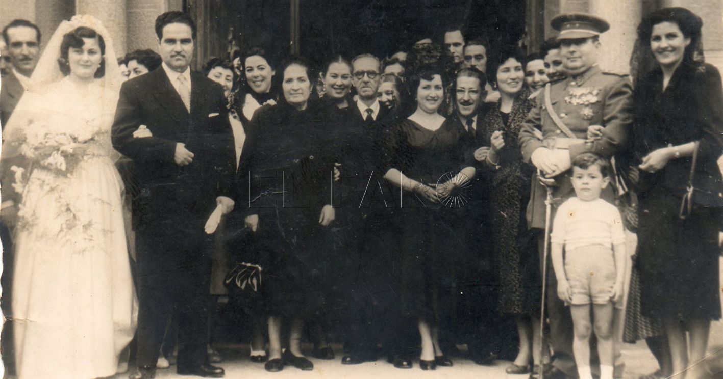 boda de mi tia loli. 1955 recorte Carlos Sánchez, el niño que vivía en Hollywood