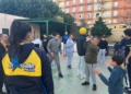 25D 4 La plantilla del MCD CD La Salle visita el Colegio de Educación Especial Reina Sofía