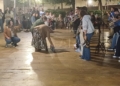 82363da3 b772 45e7 8a82 726e637d4b50 El ensayo solidario de marchas procesionales llena la Plaza de las Culturas de sentimiento