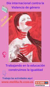 86644001 3afd 4081 b379 8f5983373c7d CCOO Enseñanza organiza una serie de actividades para concienciar contra la violencia de género