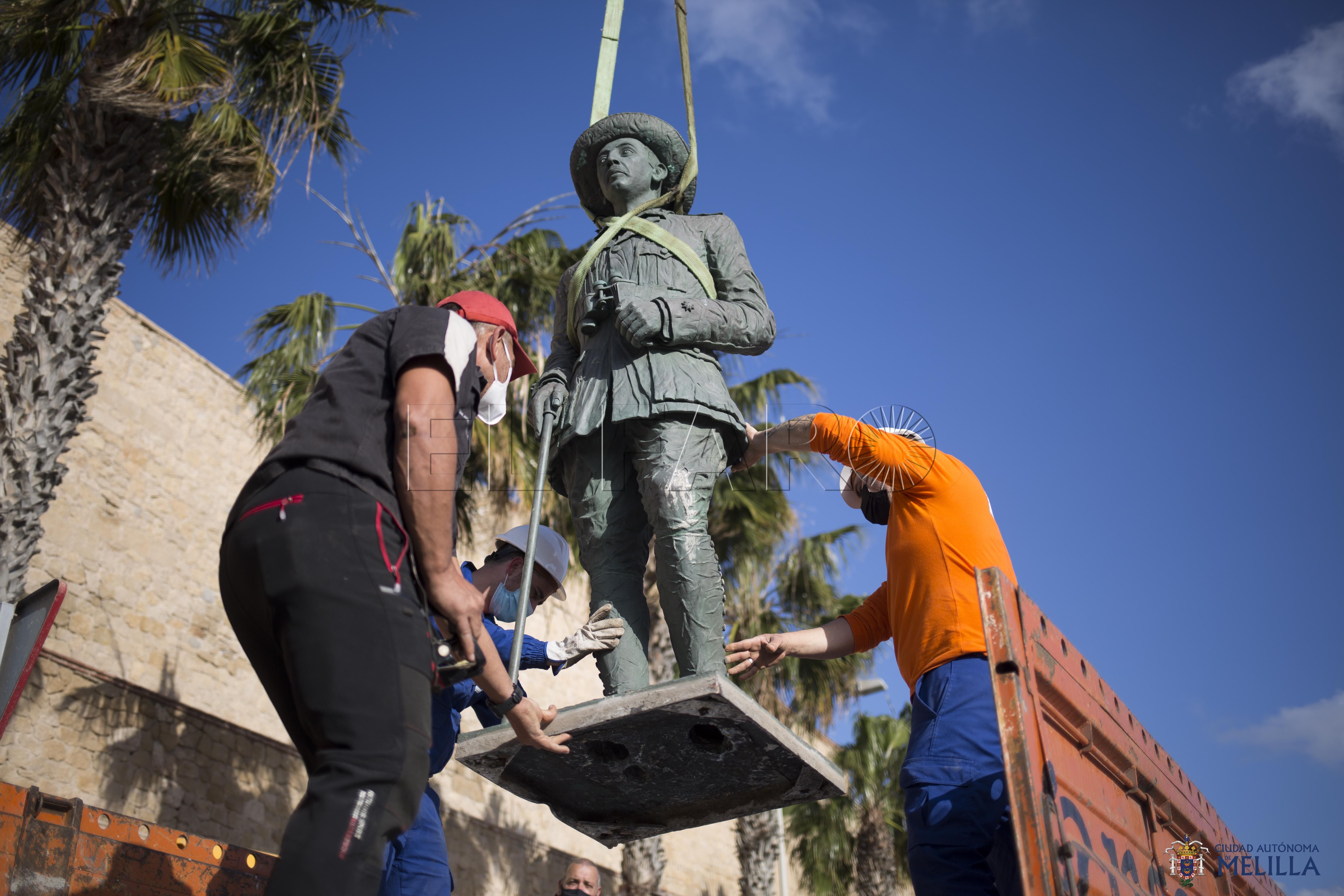 BH 9019 2 Alegan que la retirada de la estatua de Franco fue errónea