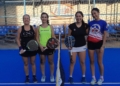 Finalistas 1o Fem Maldonado Gil Bassets Martinez VI Open Absoluto de Pádel
