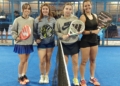 Finalistas 3o Fem Calvo Zarco Carrion Pua VI Open Absoluto de Pádel