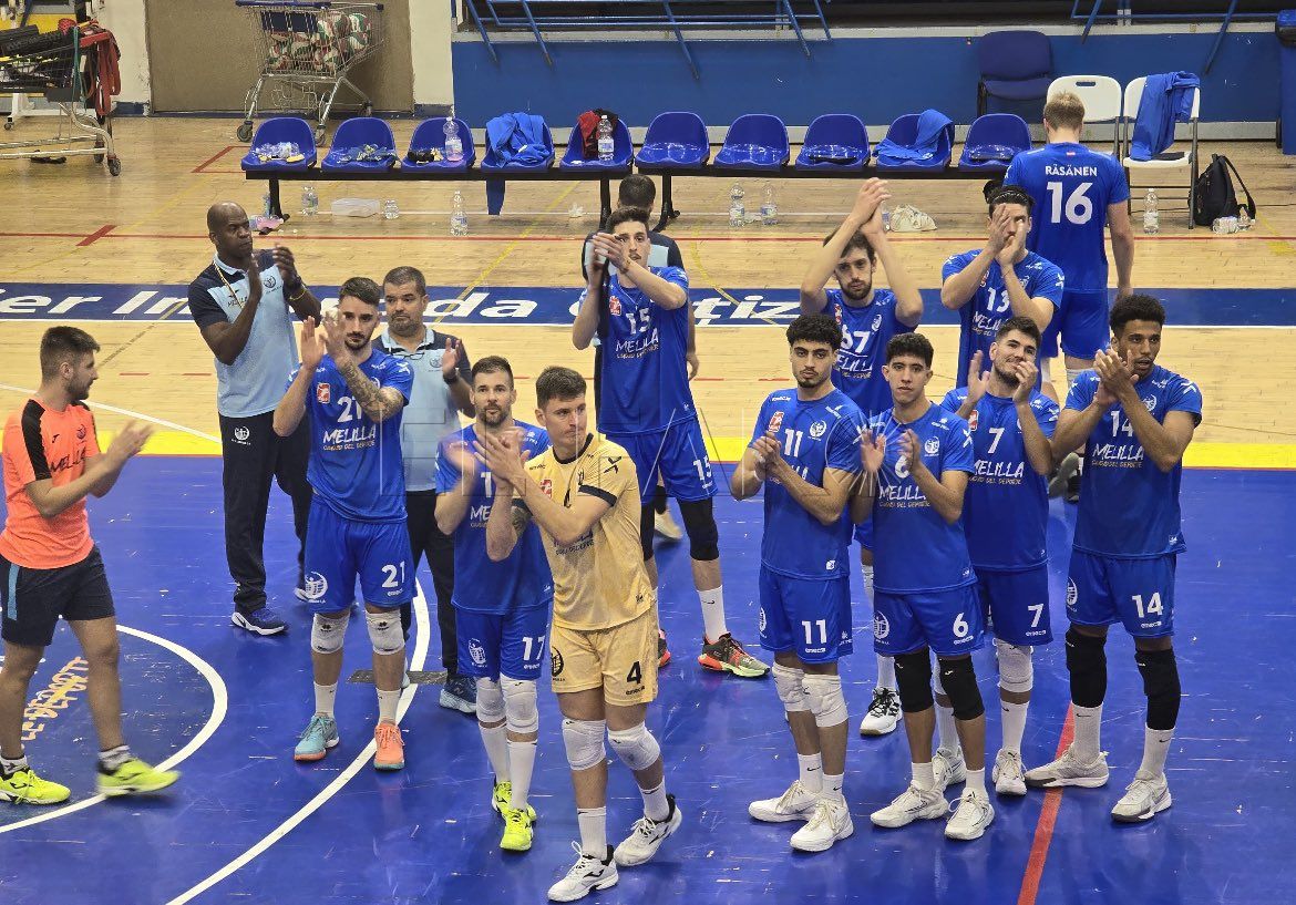 GdFsRkZWsAAvQVh El CV Melilla de Superliga cae en el quinto set frente al Herce Soria