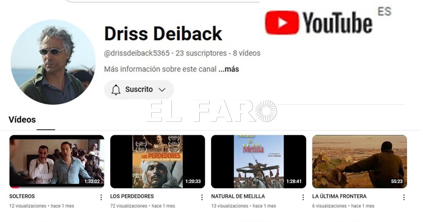 JPG YOUTUBE DEIBACK recorte Todas las películas y documentales de Driss Deiback, en YouTube