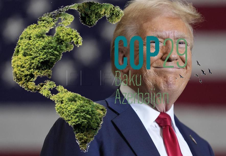 Trump y cop29 La COP29 y Trump el negacionista