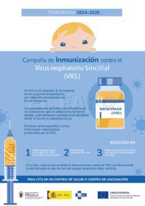 VRS La Consejería de Salud Pública ha vacunado en dos meses a 420 niños menores de un año contra el virus respiratorio sincitial