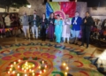 WhatsApp Image 2024 11 09 at 19.56.43 2 Melilla se acuerda de las víctimas de la DANA en el encendido de velas del Diwali