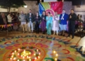WhatsApp Image 2024 11 09 at 19.56.44 Melilla se acuerda de las víctimas de la DANA en el encendido de velas del Diwali
